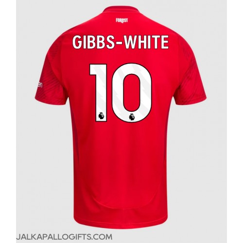 Nottingham Forest Morgan Gibbs-White #10 Kotipaita 2024-25 Lyhythihainen